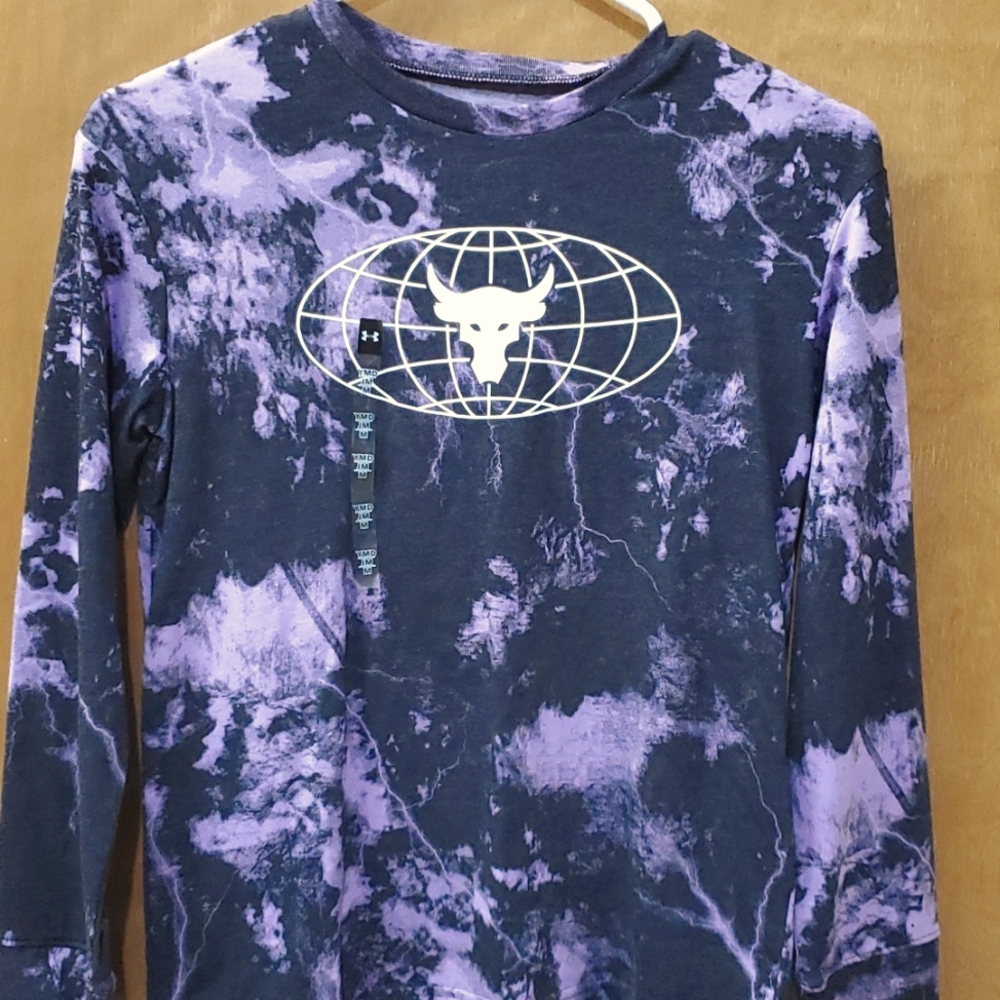 Under Armour Project Rock Brahman Globe shirt